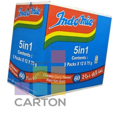 INDOMIE NOODLES CHICKEN CURRY FLAVOUR 60*75GM